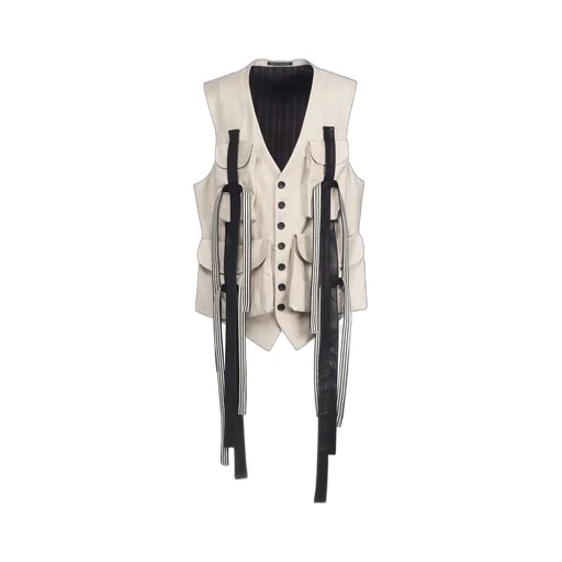 Long Belt Army Vest