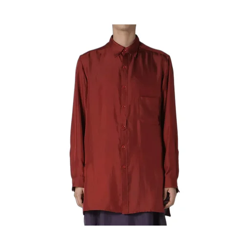 16M Twill Placket Tab Triple Collar Blouse