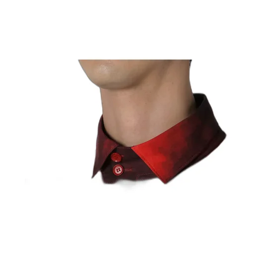 Cellulose Uneven Red Blouse