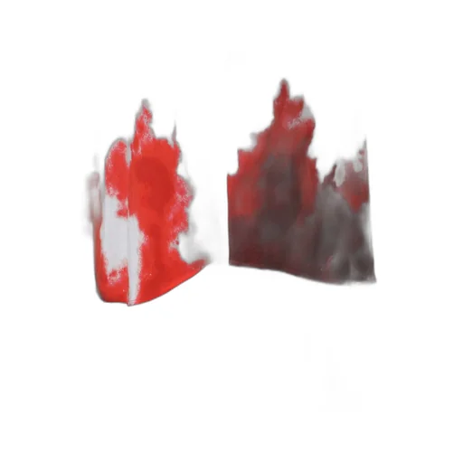 Cellulose Uneven Red Blouse