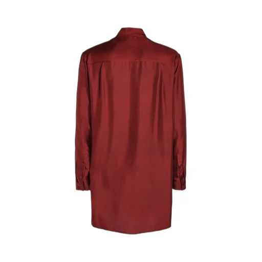 16M Twill Placket Tab Triple Collar Blouse