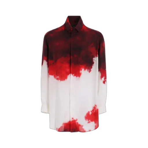 Cellulose Uneven Red Blouse