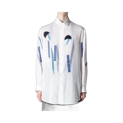 Cellulose Blue Motif Blouse