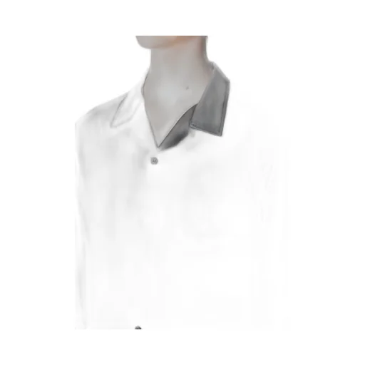 Cellulose Loan Open Collar B W/ Differnt Fabric