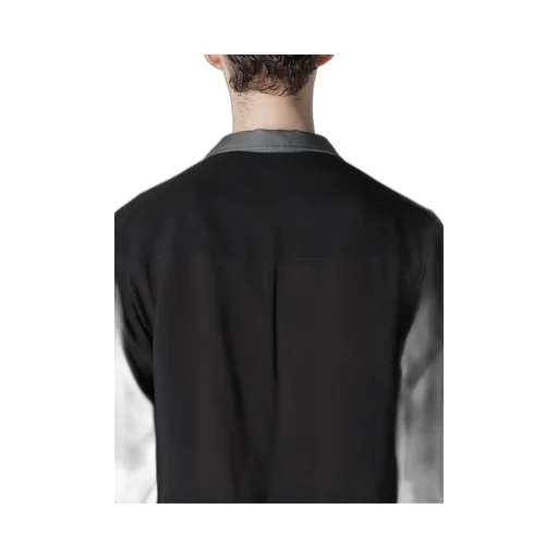 Cellulose Loan Open Collar B W/ Differnt Fabric