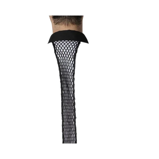 Cellulose Lawn Black Mesh Blouse
