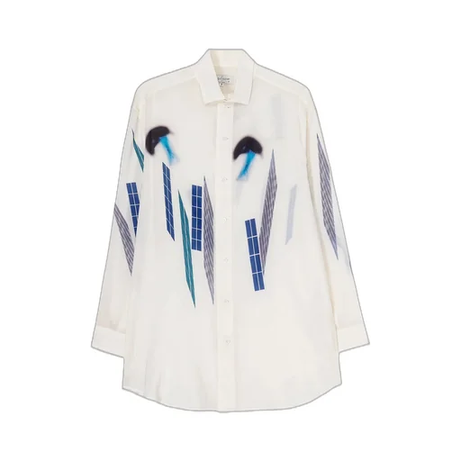 Cellulose Blue Motif Blouse
