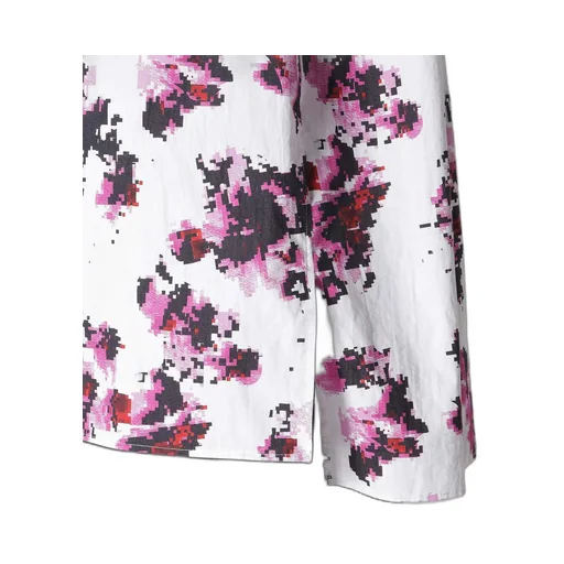 Broad Flower Pt Big Blouse