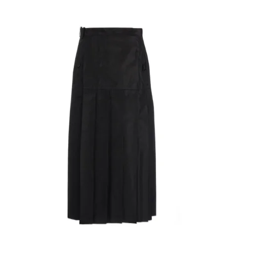 S/Pe Taffeta Pleats Skirt