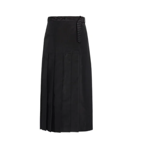 S/Pe Taffeta Pleats Skirt