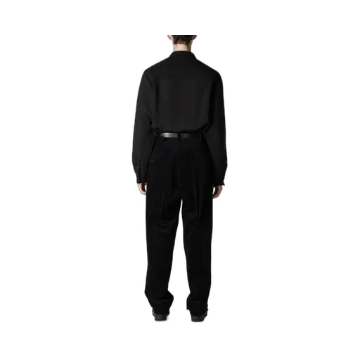 50C Velvet Tuck Pants