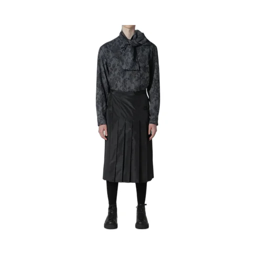 S/Pe Taffeta Pleats Skirt