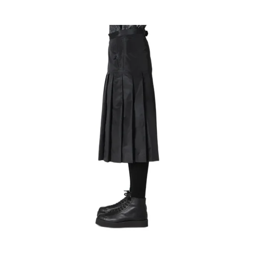 S/Pe Taffeta Pleats Skirt