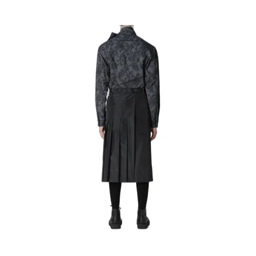 S/Pe Taffeta Pleats Skirt