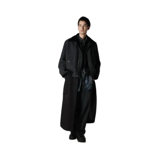 Carse Tweed Hem Tab Pants