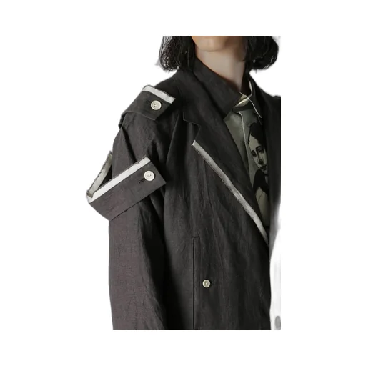 Hemp Cloth K-Shoulder Epaulet Long J