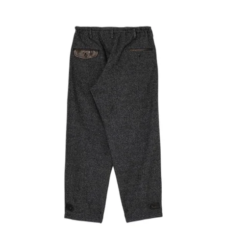 Carse Tweed Hem Tab Pants