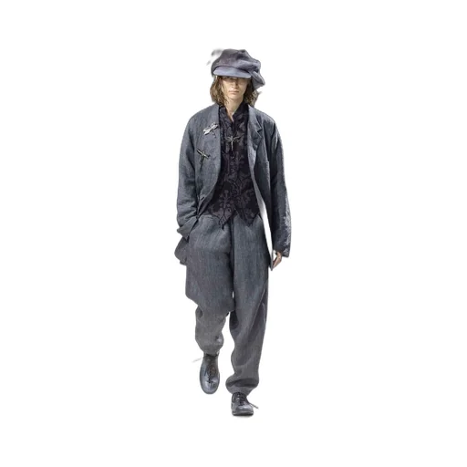 Flax Top Gabardine Raglan Sleeve Jacket