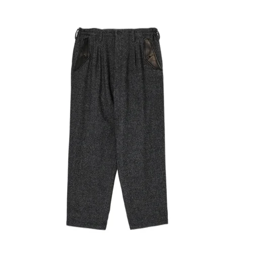 Carse Tweed Hem Tab Pants