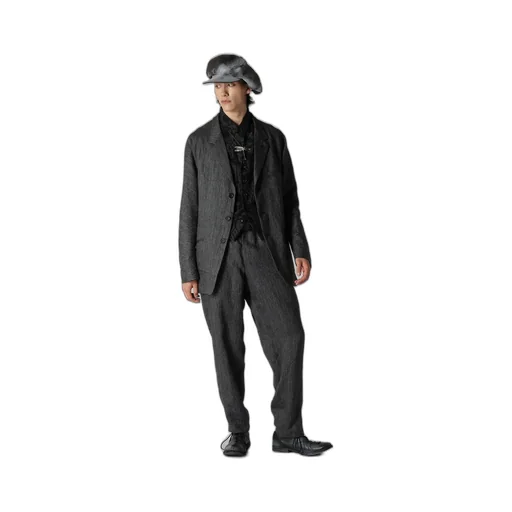 Flax Top Gabardine Raglan Sleeve Jacket