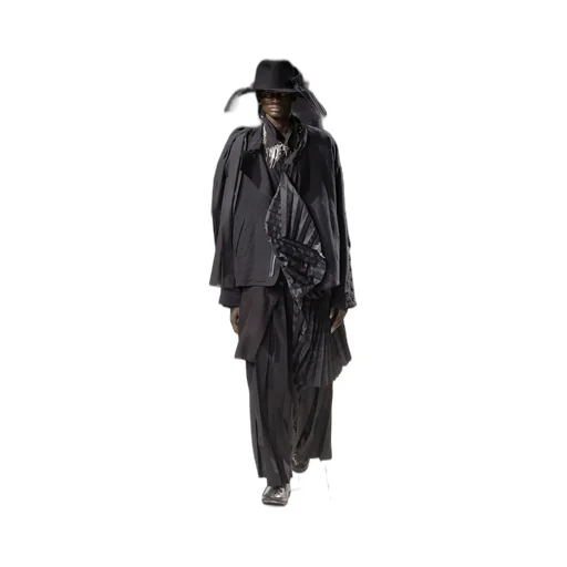 Li/Rycanvas W-Embroidery And Pleats Jkt