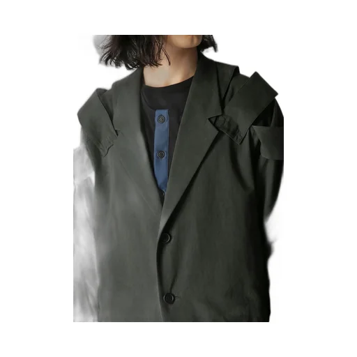 Cotton Twill Shoulder Epaulet Double Jacket