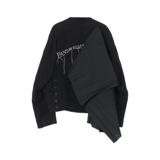 Li/Rycanvas W-Embroidery And Pleats Jkt