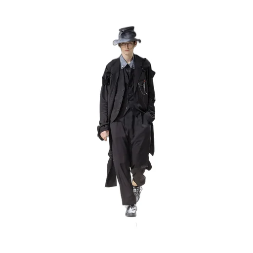 W/Ry Hard Twisted Gabardine U-Side Seam Tuck Pants