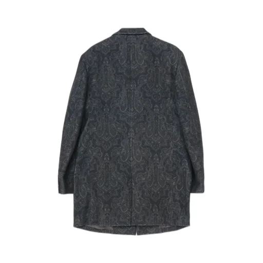 Indian Jacquard Transforming Collar Jacket