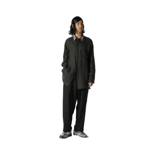 W/Ry Hard Twisted Gabardine U-Side Seam Tuck Pants