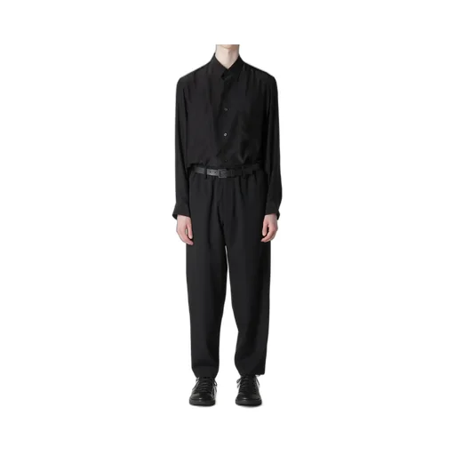 Wool Gabardine W Stitch Pants