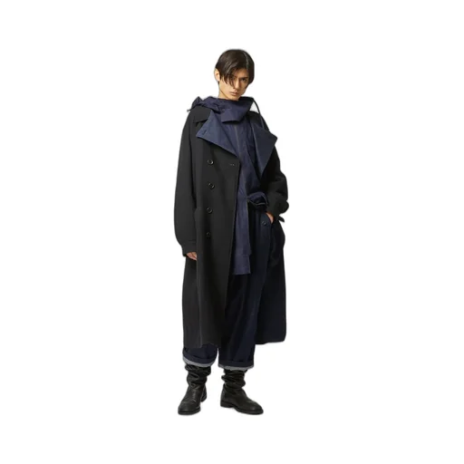 014/1+135/2 Flannel X Denim Coat