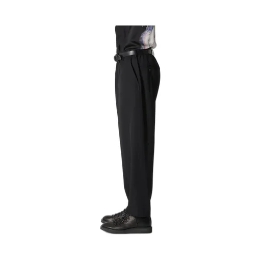Wool Gabardine W Stitch Pants