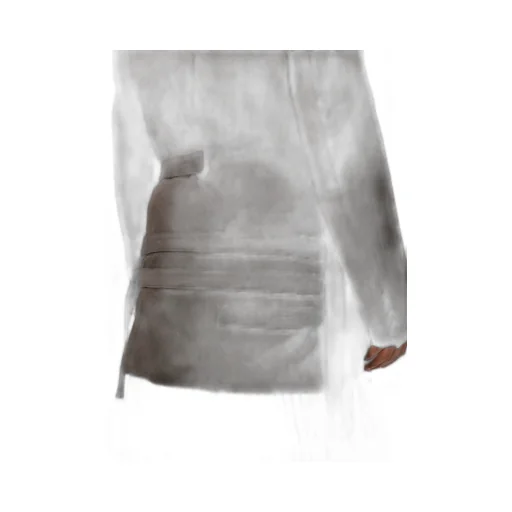 Khaki W/L/C W-Belted Double Jacket