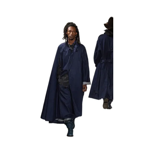 120Z Denim W-Right-Side Dolman Coat
