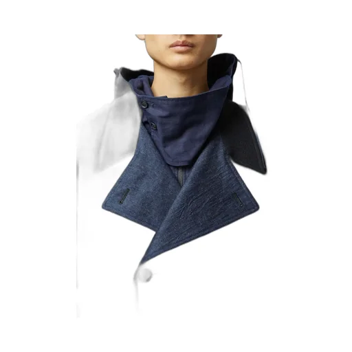 014/1+135/2 Flannel X Denim Coat