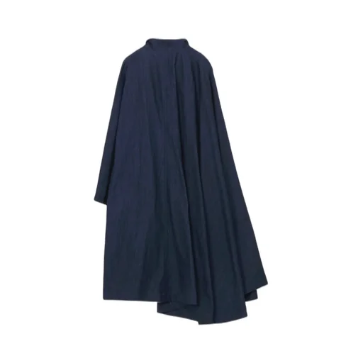 120Z Denim W-Right-Side Dolman Coat