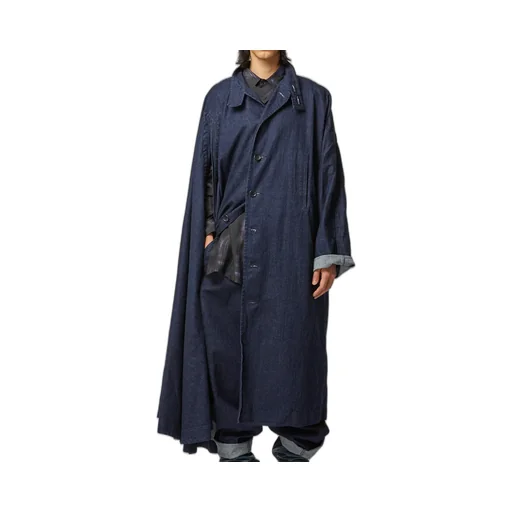 120Z Denim W-Right-Side Dolman Coat
