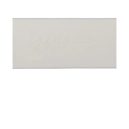 White Leather 30Mm Plain Belt