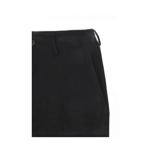 Suit Gabardine No-Tuck Pants