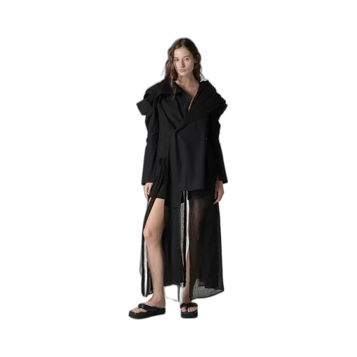 Fringe Long Jacket