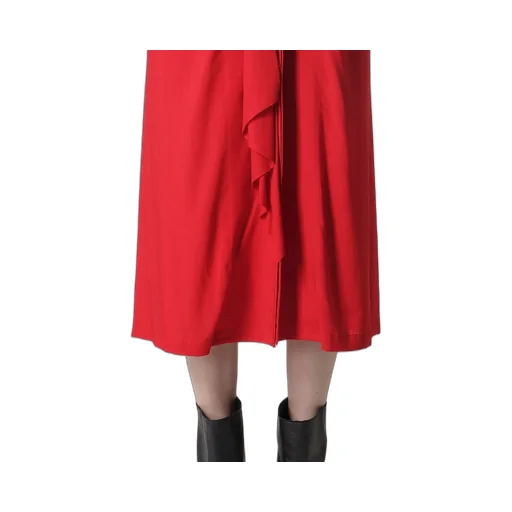 Ry Lawn Front Draped Sleeveless Dress