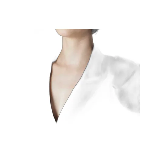 Li Double Gauze Shoulder Motif Jacket