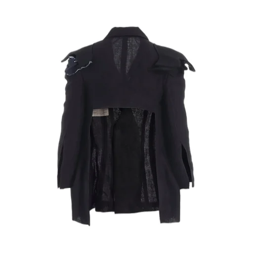 Li Double Gauze Shoulder Motif Jacket