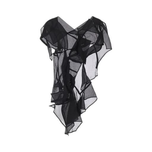 Cotton Organza Lawn Paneled 3D Blouse