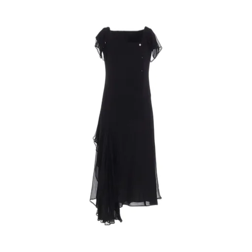 6Momme Chiffon R Draped Square Neck D