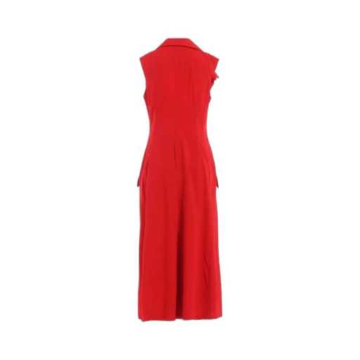 Ry Lawn Front Draped Sleeveless Dress