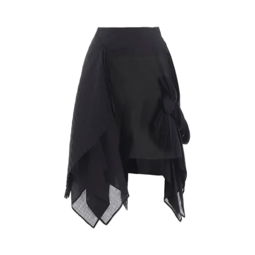 Ra Lawn Pleated Skirt B