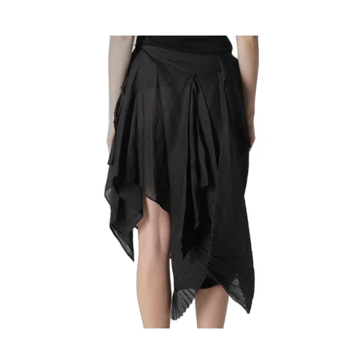Ra Lawn Pleated Skirt A
