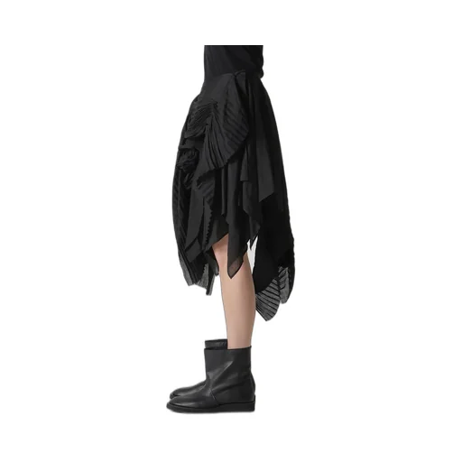 Ra Lawn Pleated Skirt A